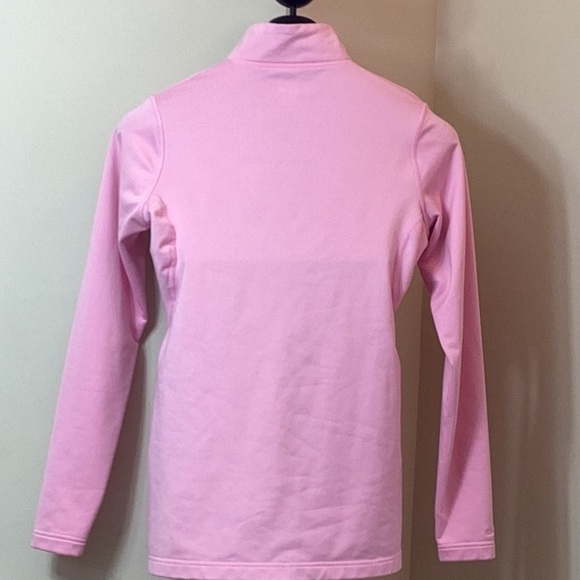 Nike Pink Pullover Athletic Top with Gray Swoosh - Picture 5 of 12